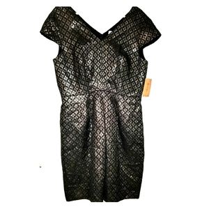 Black and Gold Party Dress